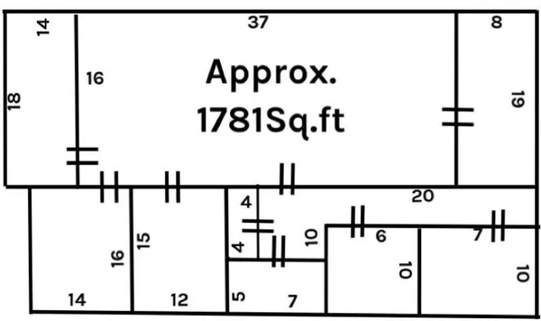 a view of a room with window