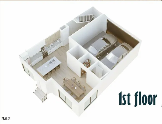 a white building with a bench in it