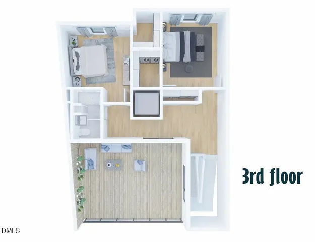 a view of a kitchen with an outdoor space