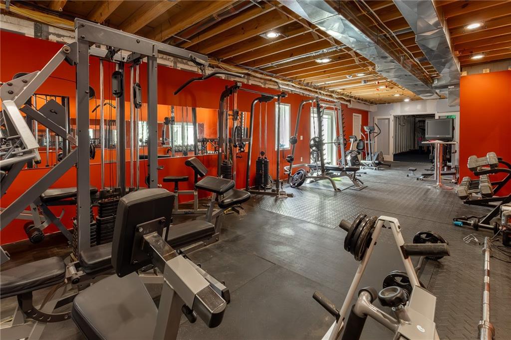 130 Parker Road Mercer, PA 16137 - Photo 30 of 50 a view of a room with gym equipment