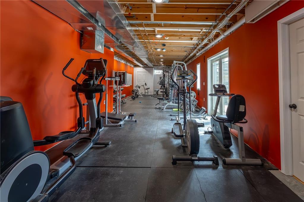 130 Parker Road Mercer, PA 16137 - Photo 31 of 50 a view of gym equipment with windows