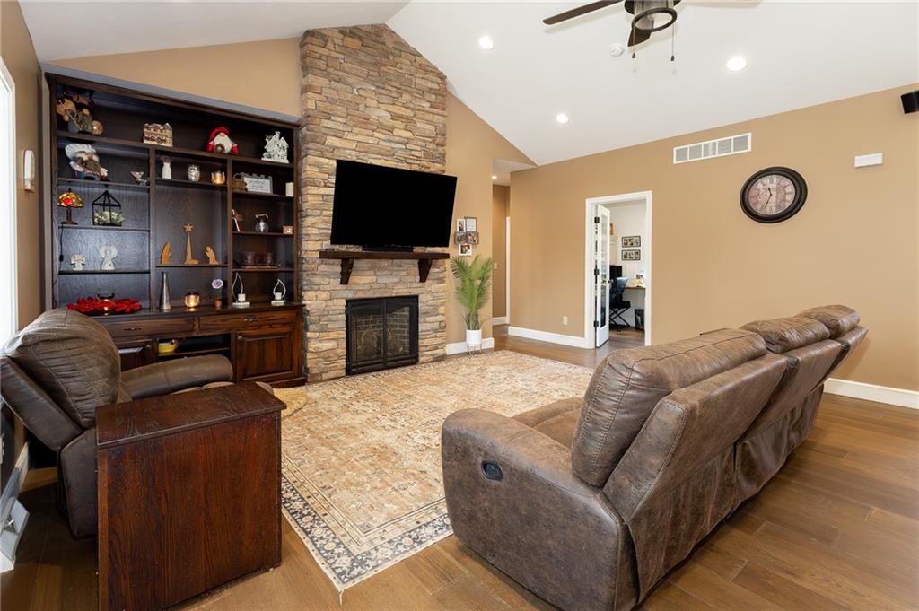 130 Parker Road Mercer, PA 16137 - Photo 10 of 50 a living room with furniture and a flat screen tv