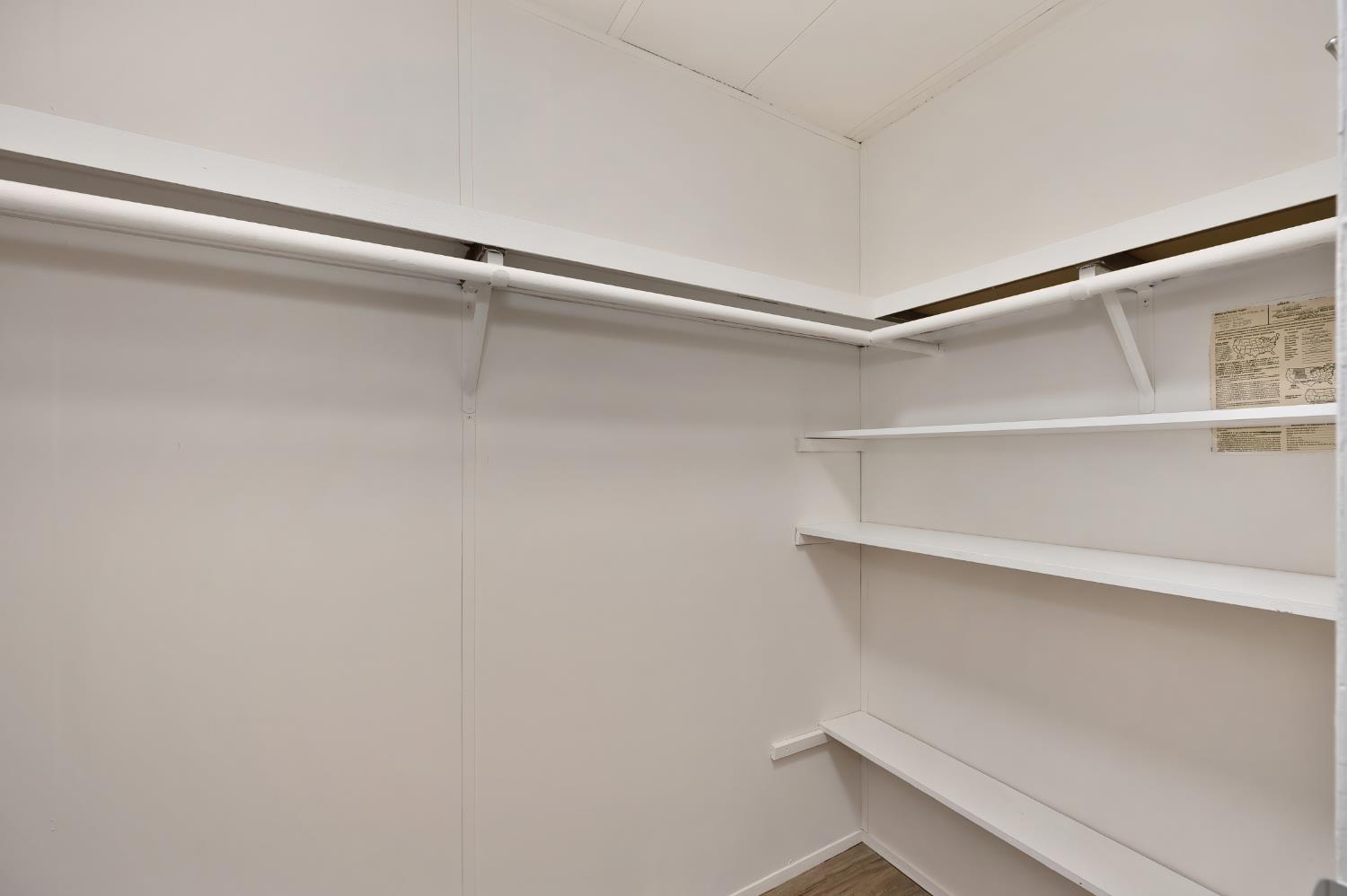 4420 Pleasant Valley Road, Unit 105 Diamond Springs, CA 95619 - Photo 25 of 33 a view of an empty walk in closet
