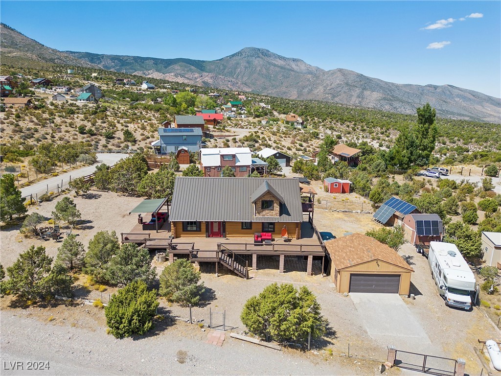75 Pinon Road Cold Creek, NV 89124 - Photo 3 of 87 This log home offers breathtaking mtn views.
