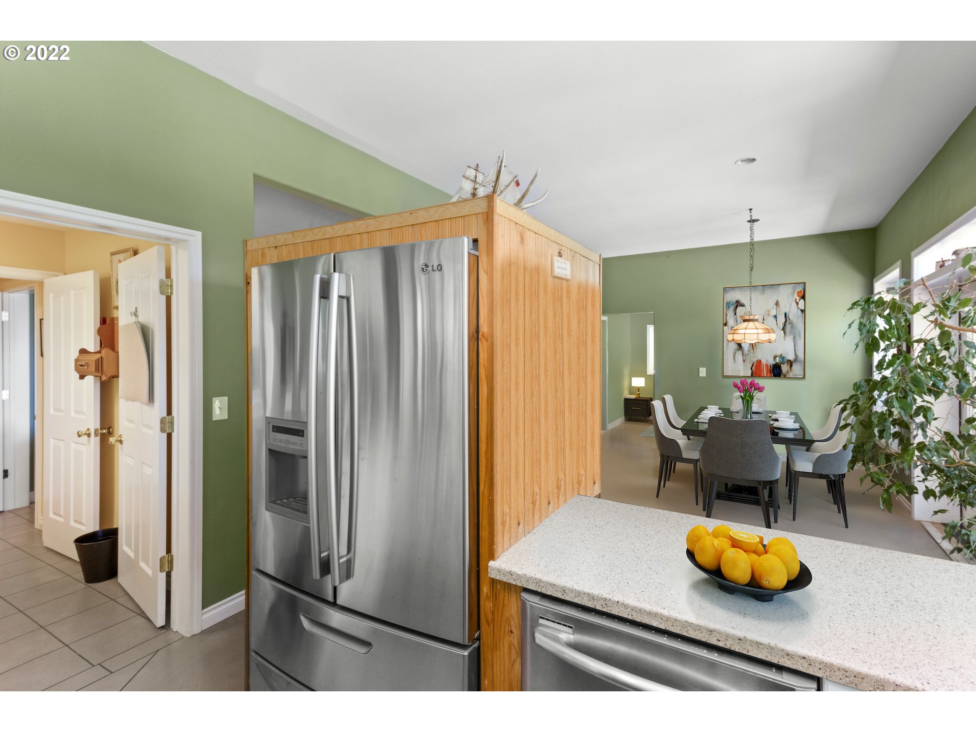 45 Buck Lane Goldendale, WA 98620 - Photo 11 of 32 a bedroom with a bed and a chandelier