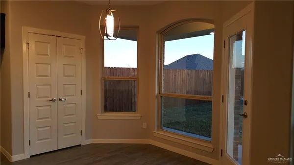 a view of front door with hallway