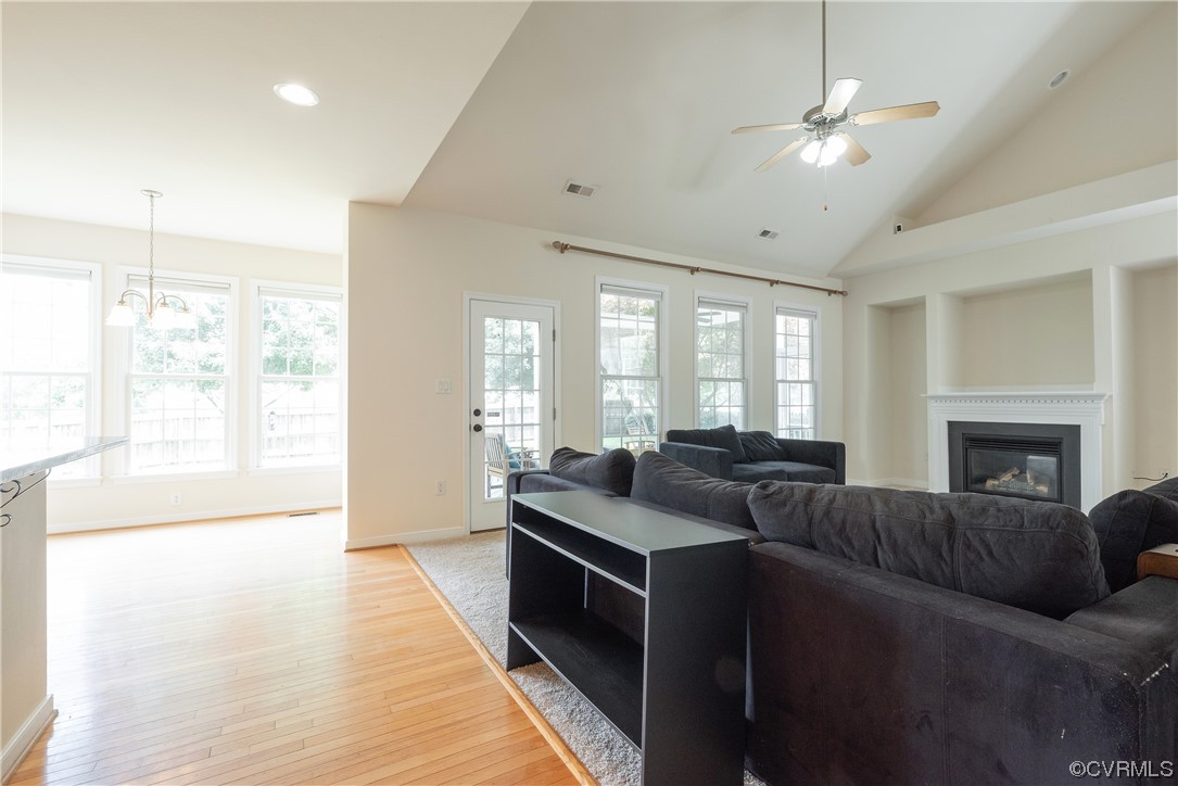 4917 Chappell Ridge Terrace Glen Allen, VA 23059 - Photo 14 of 50 a living room with furniture and a fireplace