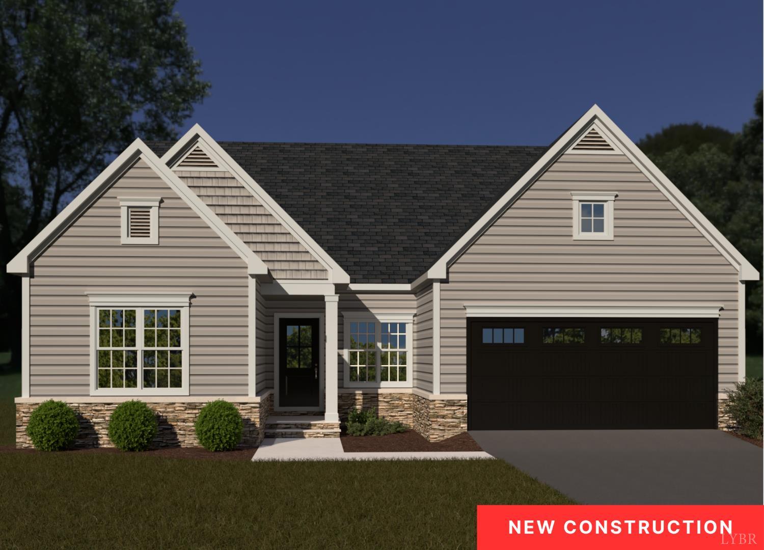 a front view of house with yard and seating space