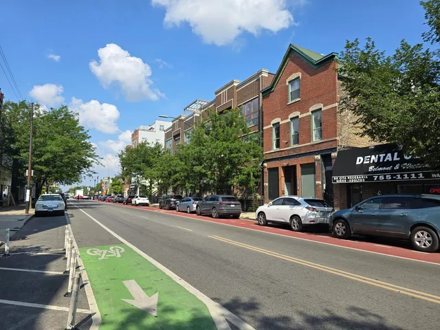 a cars parked on the side of a street