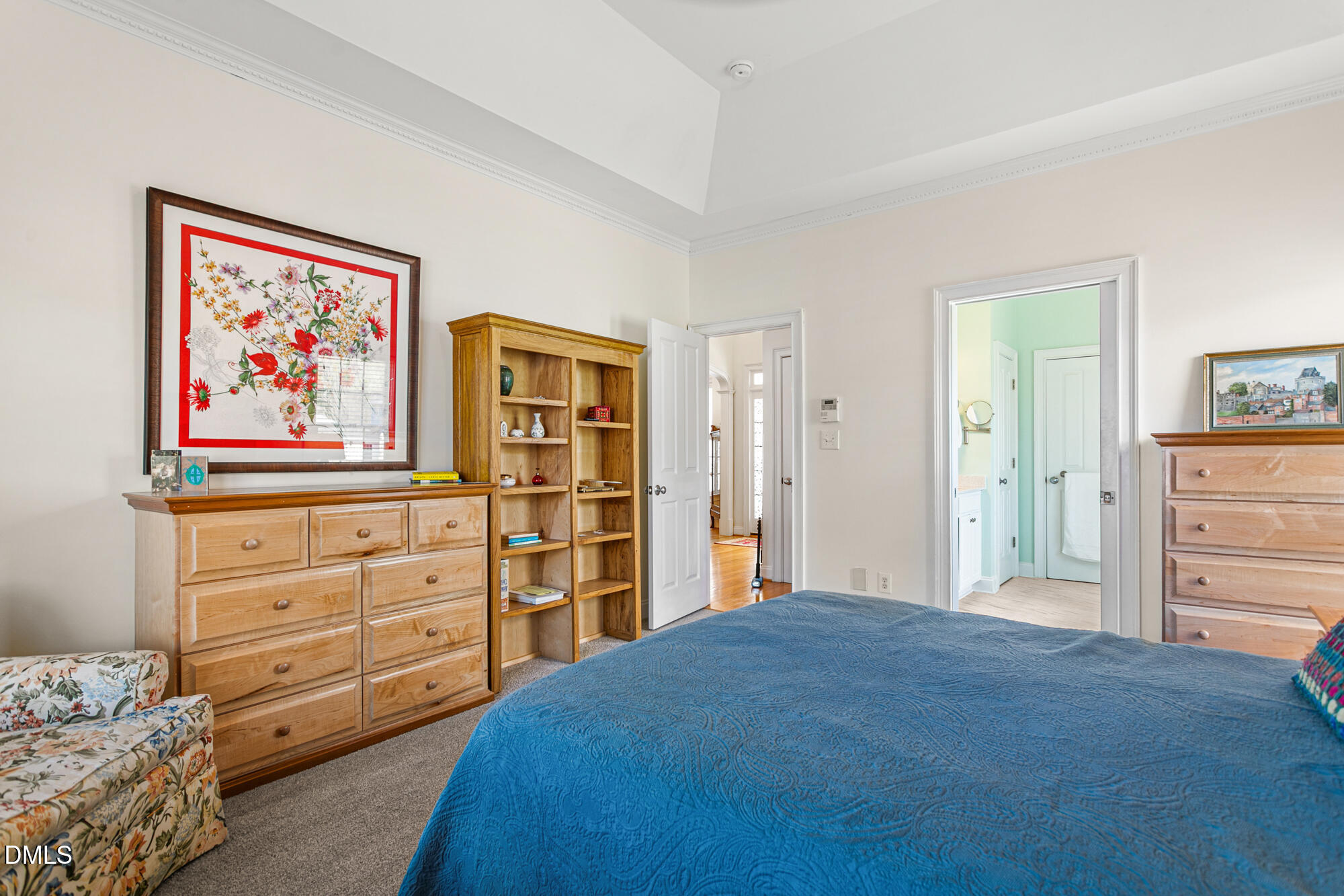 7 Powder Springs Place Durham, NC 27712 - Photo 25 of 44 a bedroom with a bed and closet