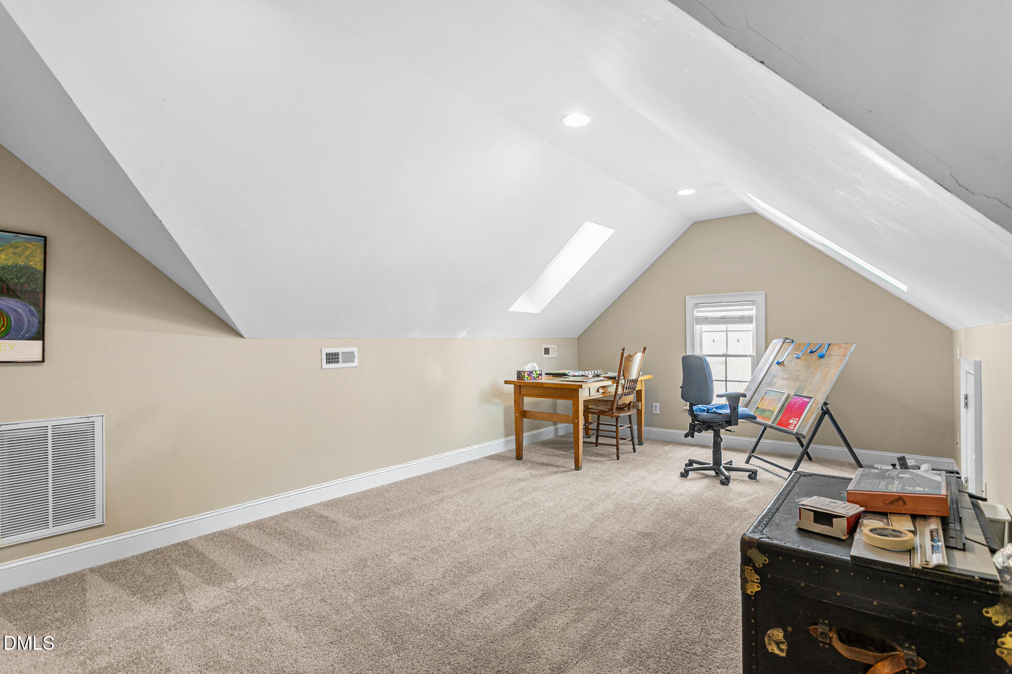 7 Powder Springs Place Durham, NC 27712 - Photo 31 of 44 a view of a room with furniture air conditioner and windows