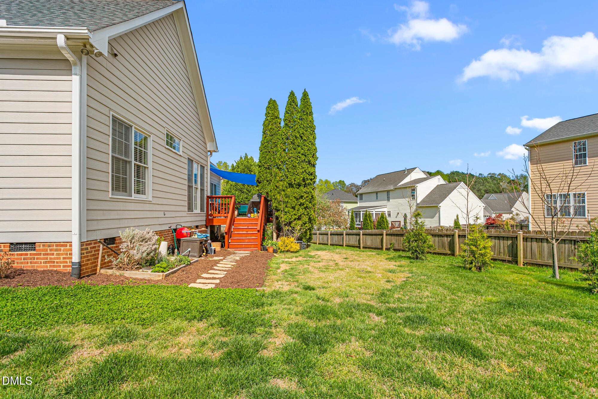 7 Powder Springs Place Durham, NC 27712 - Photo 41 of 44 a view of yard in front of house