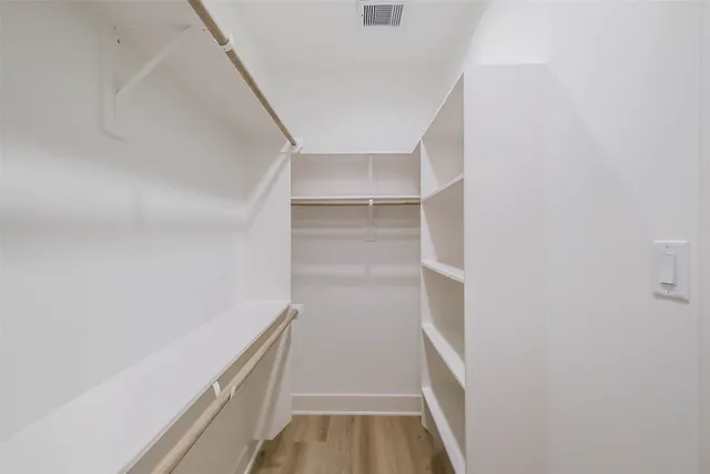 a view of walk in closet