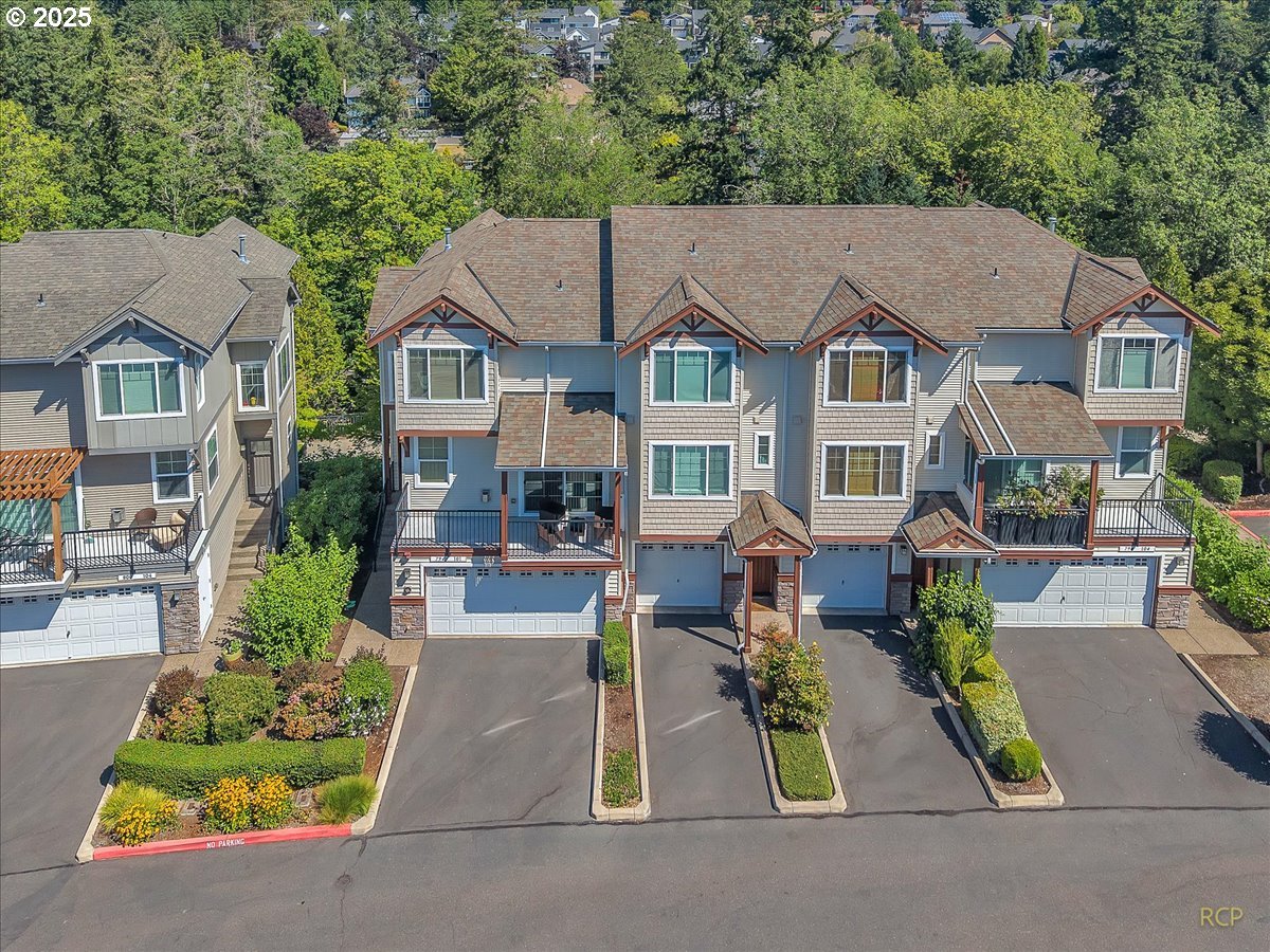 794 Northwest 118th Avenue, Unit 101 Portland, OR 97229 - Photo 40 of 41 an aerial view of a house with a garden area
