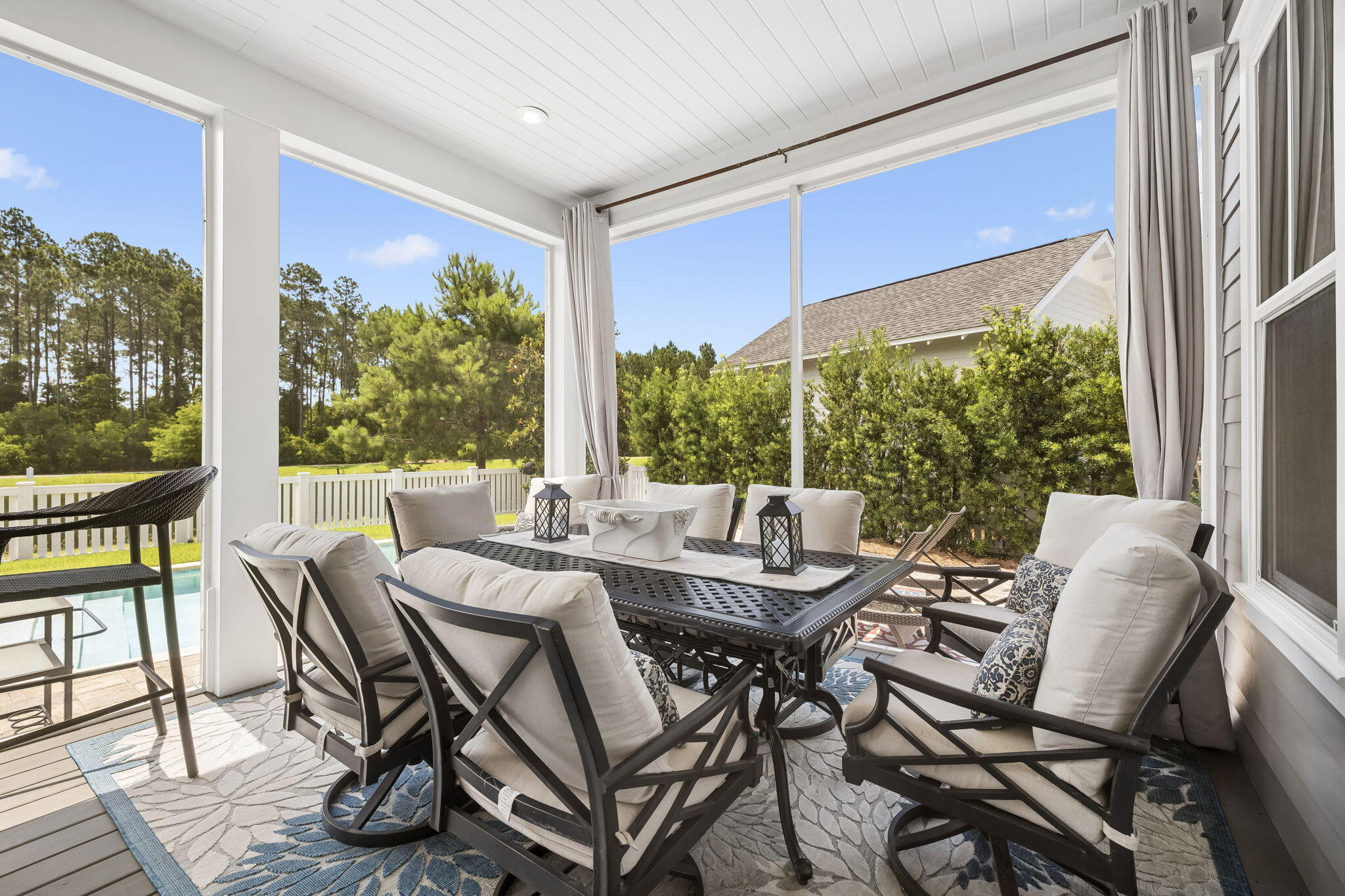 229 Sandchase Circle Inlet Beach, FL 32461 - Photo 18 of 107 Exterior - Screened Porch