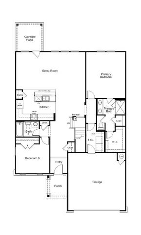 a picture of a floor plan