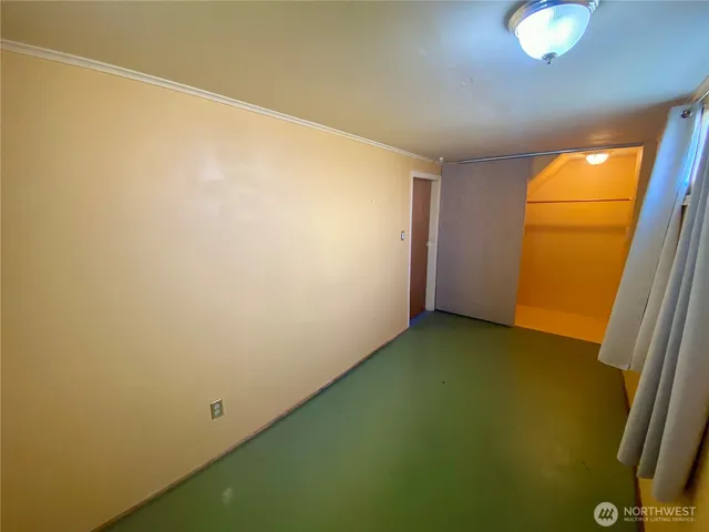 a room with storage and utility