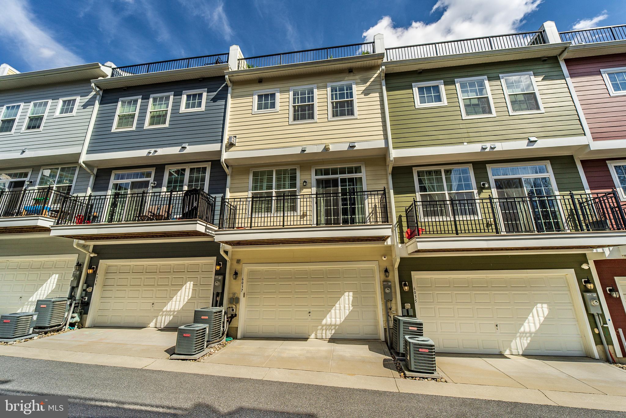 6037 Maple Hill Road Ellicott City, MD 21043 - Photo 2 of 59 REAR TWO CAR GARAGE AND MAIN LEVEL BALCONY