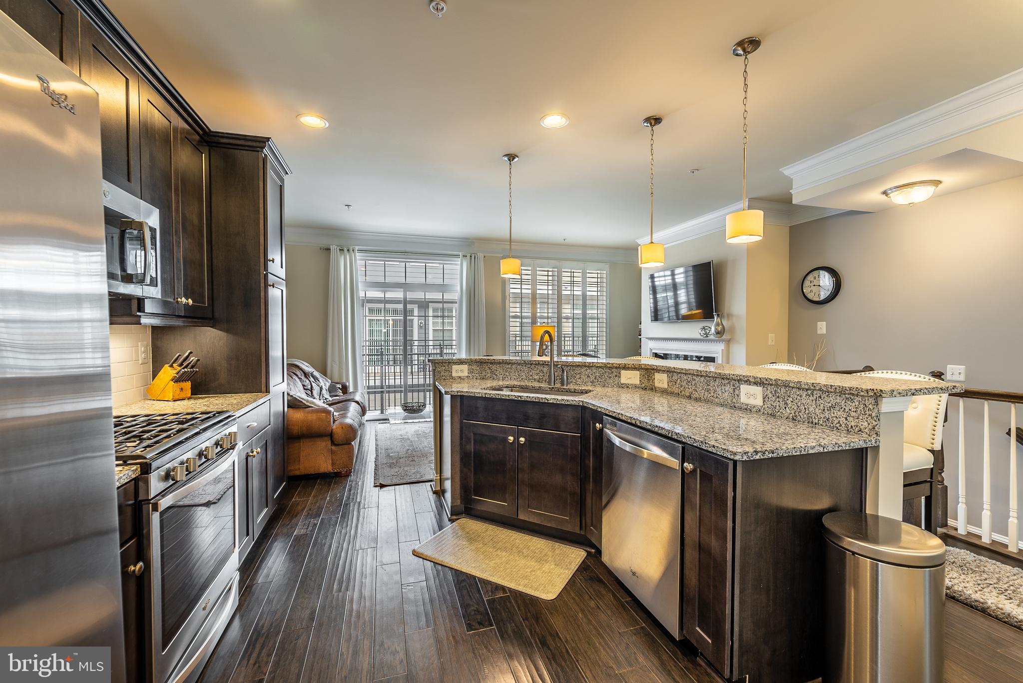 6037 Maple Hill Road Ellicott City, MD 21043 - Photo 6 of 59 LARGE ISLAND WITH BAR TOP SEATING