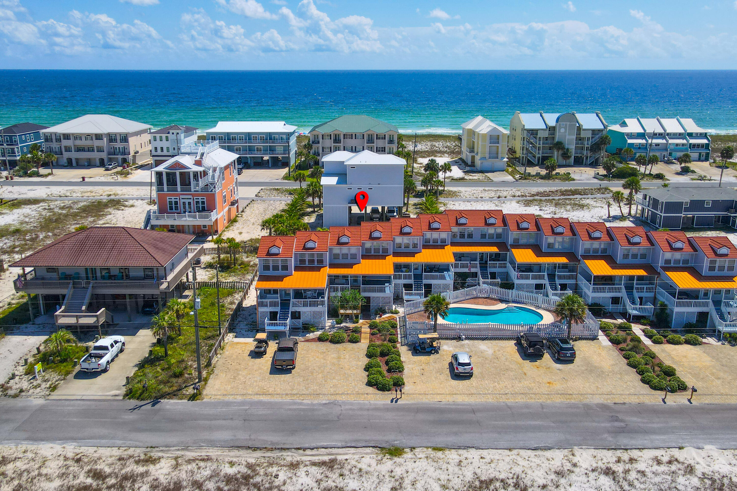 7905 White Sands Boulevard, Unit 2 Navarre, FL 32566 - Photo 1 of 51 an aerial view of multiple house