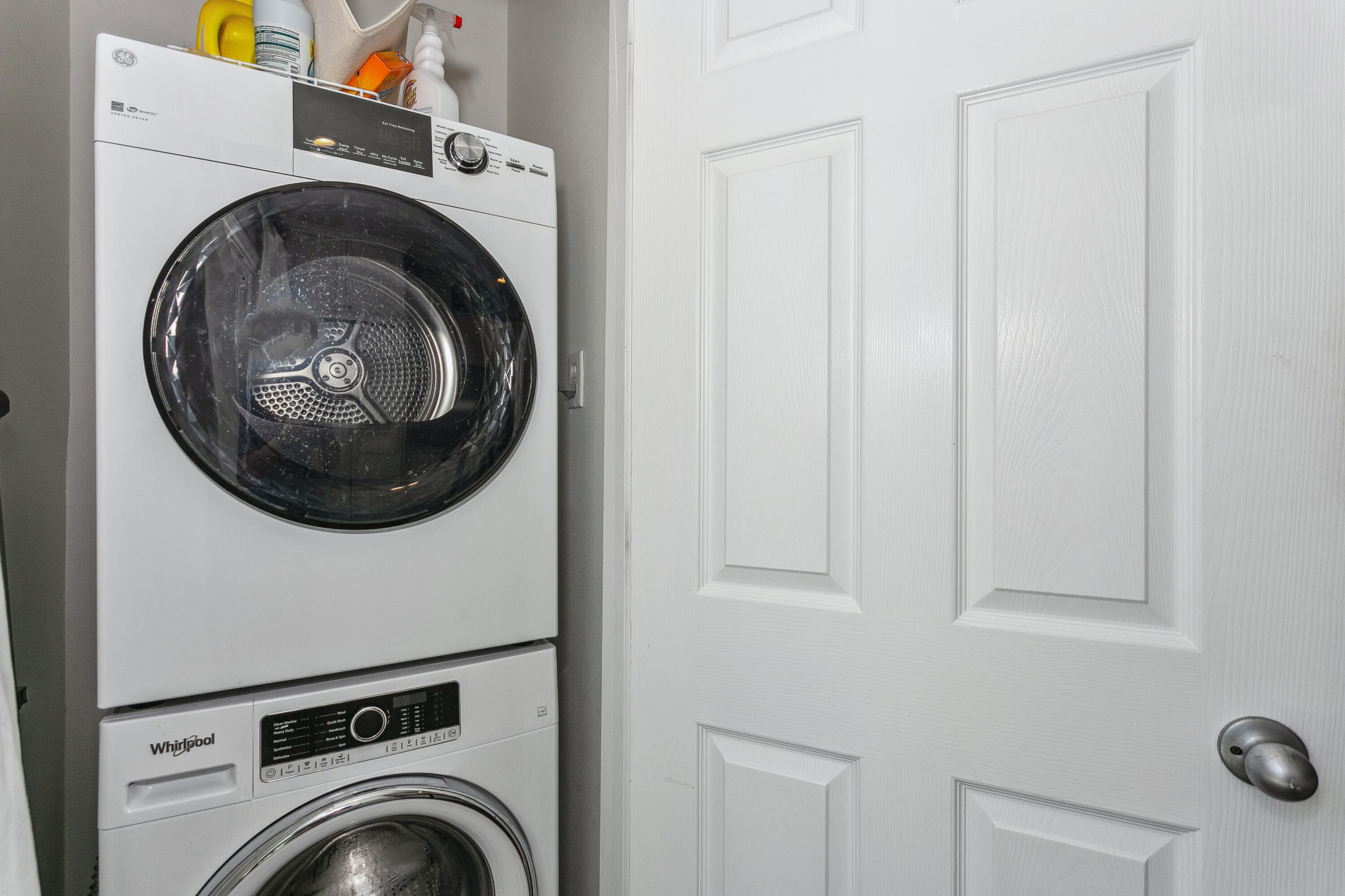 7905 White Sands Boulevard, Unit 2 Navarre, FL 32566 - Photo 22 of 51 a utility room with dryer and washer