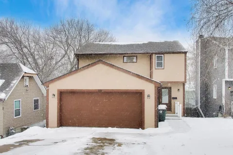 a view of a house with a outdoor space