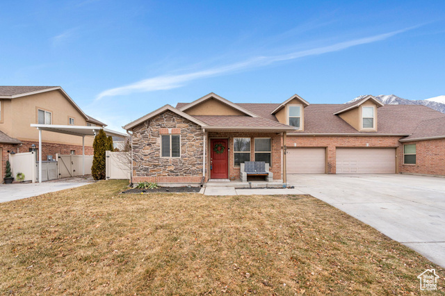 696 175 South Springville, UT 84663 - Photo 1 of 1 View of front of house featuring a front yard