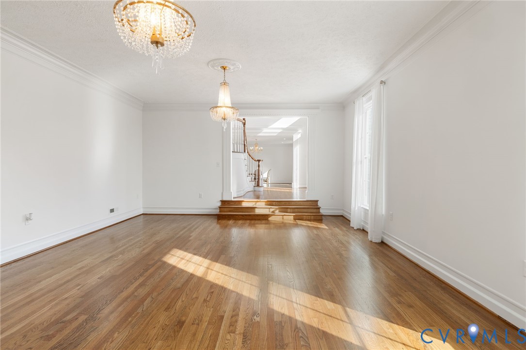 189 Old Buckingham Road Cumberland, VA 23040 - Photo 11 of 50 a view of empty room with wooden floor