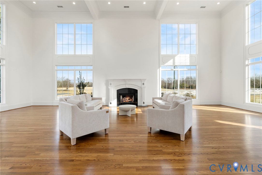 189 Old Buckingham Road Cumberland, VA 23040 - Photo 14 of 50 a living room with furniture and a fireplace