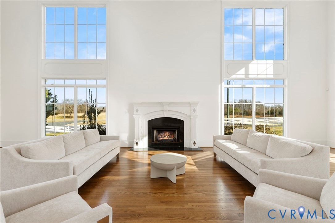 189 Old Buckingham Road Cumberland, VA 23040 - Photo 16 of 50 a living room with furniture and a fireplace