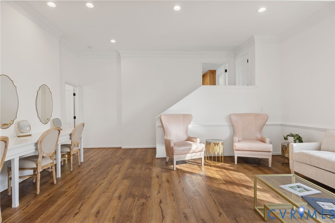 189 Old Buckingham Road Cumberland, VA 23040 - Photo 22 of 50 a living room with furniture a wooden floor and next to a window