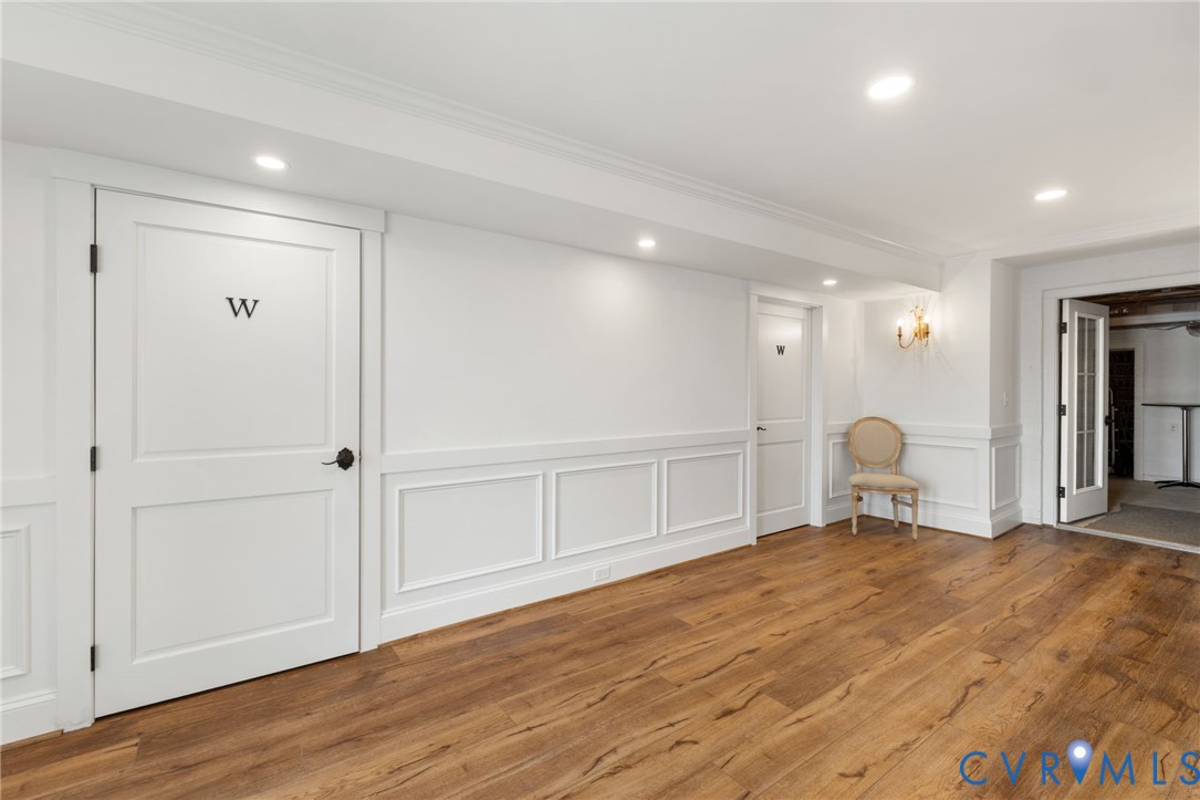 189 Old Buckingham Road Cumberland, VA 23040 - Photo 28 of 50 a workspace with wooden floor and white doors