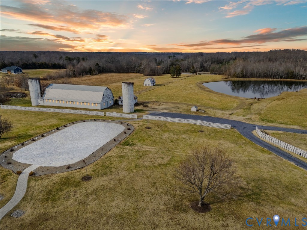 189 Old Buckingham Road Cumberland, VA 23040 - Photo 41 of 50 a view of a swimming pool with a yard and mountain view