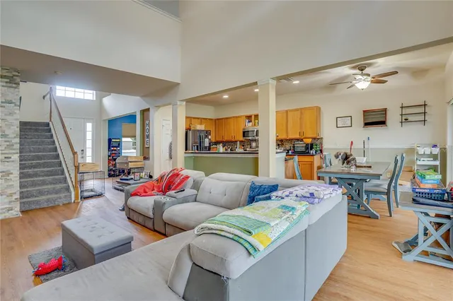 a bathroom with a white toilet and a sink