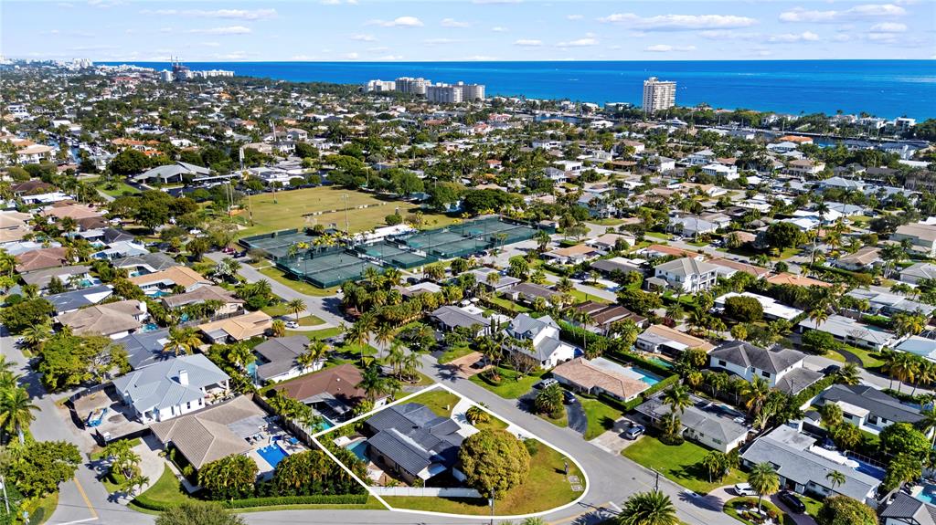 3301 Northeast 27th Avenue Lighthouse Point, FL 33064 - Photo 8 of 41 an aerial view of residential houses with outdoor space
