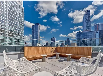 a view of balcony with couch
