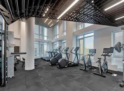 a room with lots of wooden furniture