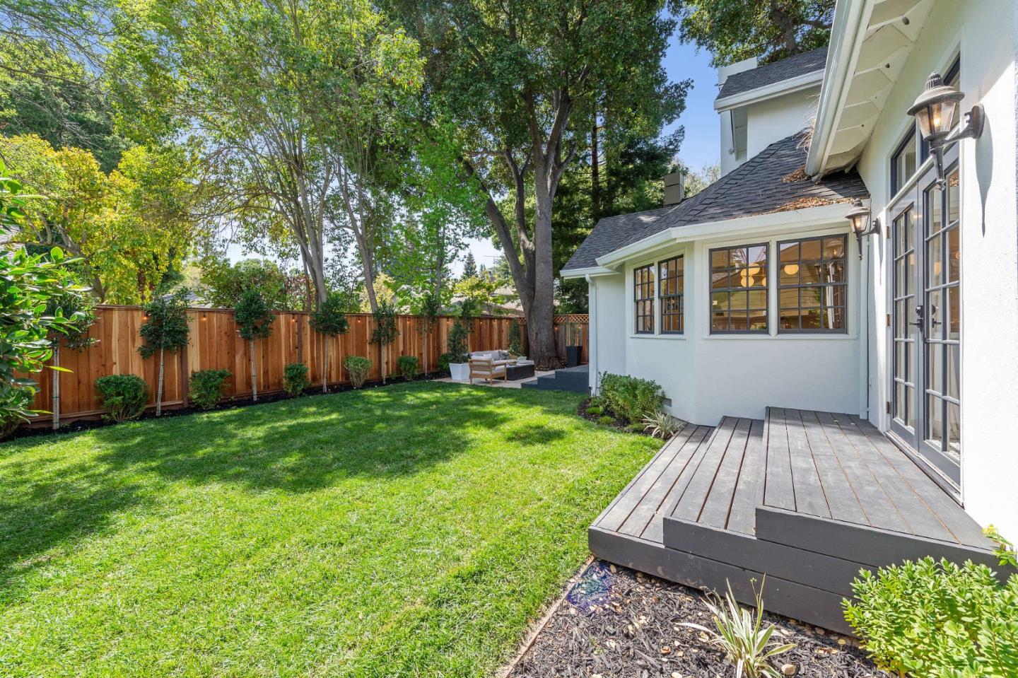 751 Partridge Avenue Menlo Park, CA 94025 - Photo 34 of 37 a view of backyard with deck and garden