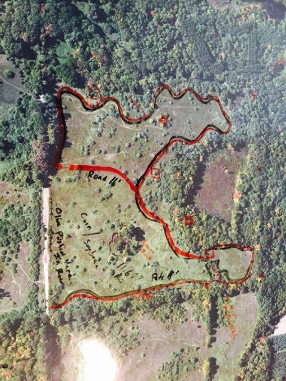 Willard Road Northwest, Unit P Stanton, MI 48888 - Photo 2 of 14 2 ft x 3 ft Laminated Aerial Map