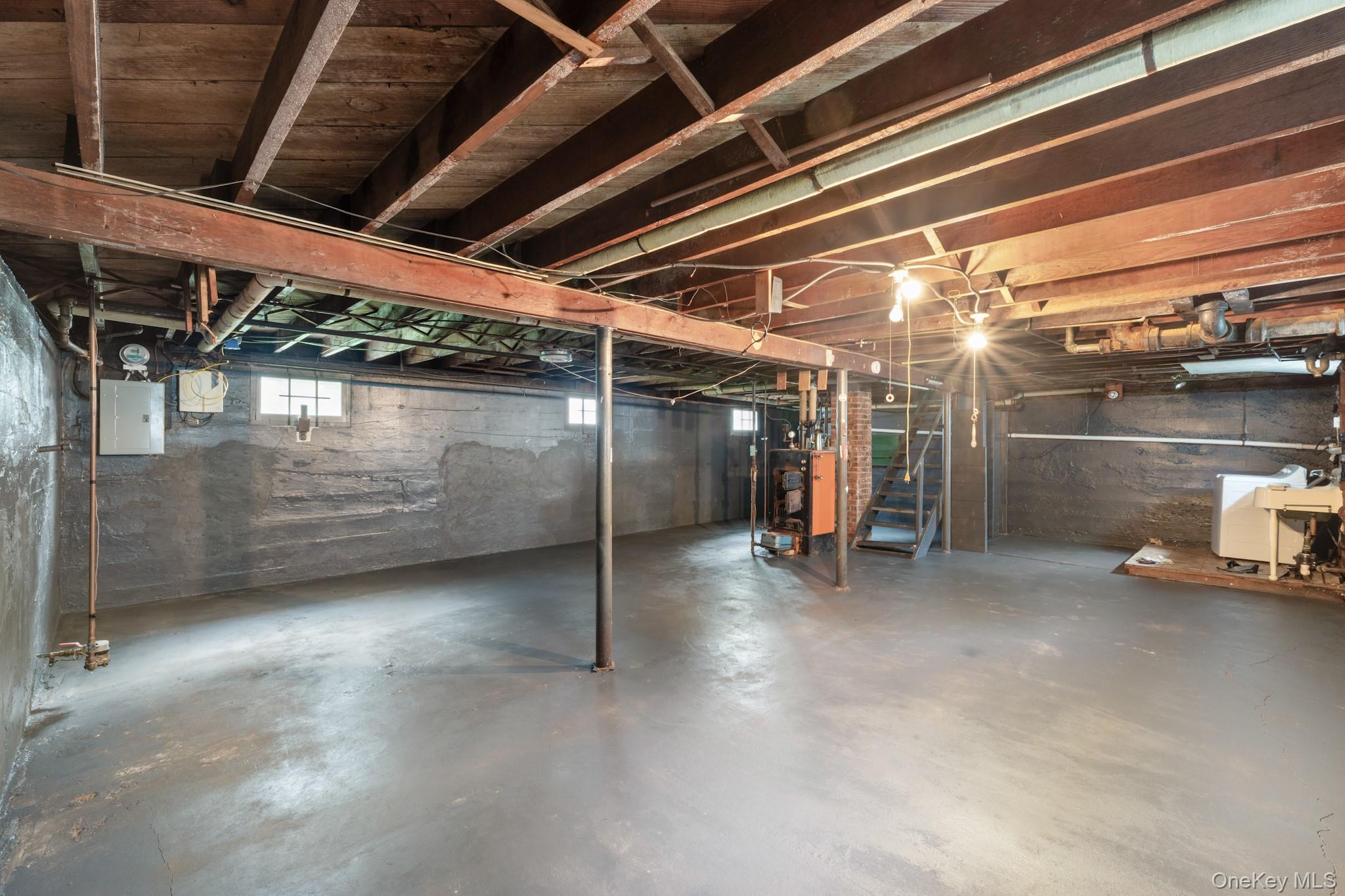 16 Oak Terrace Suffern, NY 10901 - Photo 22 of 26 a view of empty room with wooden ceiling