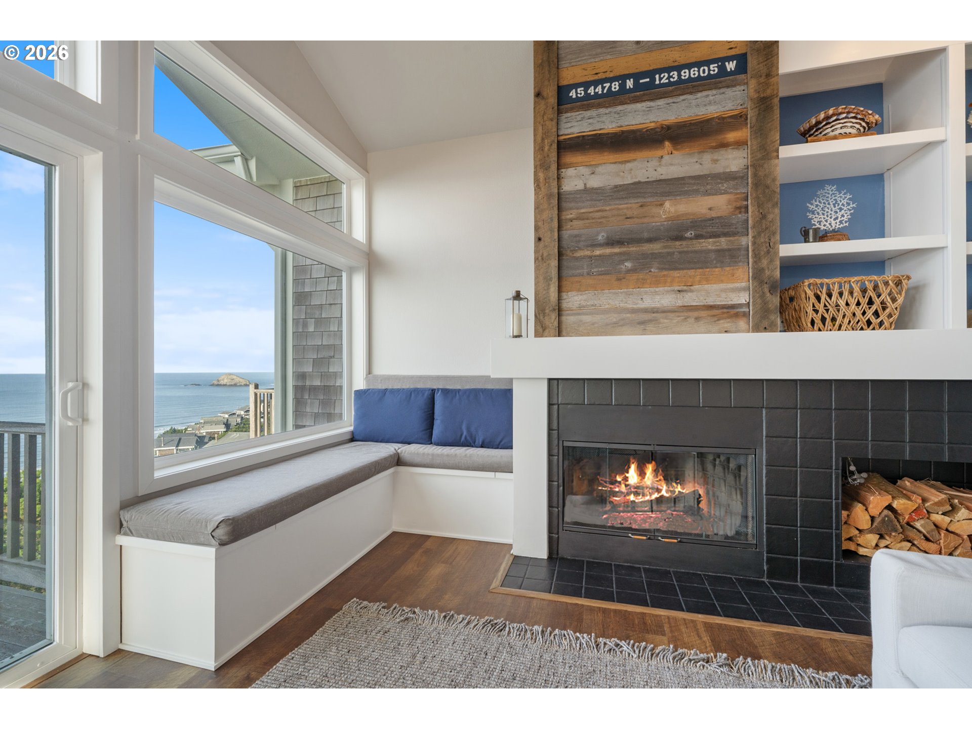 355 Promontory Lane Oceanside, OR 97141 - Photo 16 of 48 a living room with furniture and a fireplace