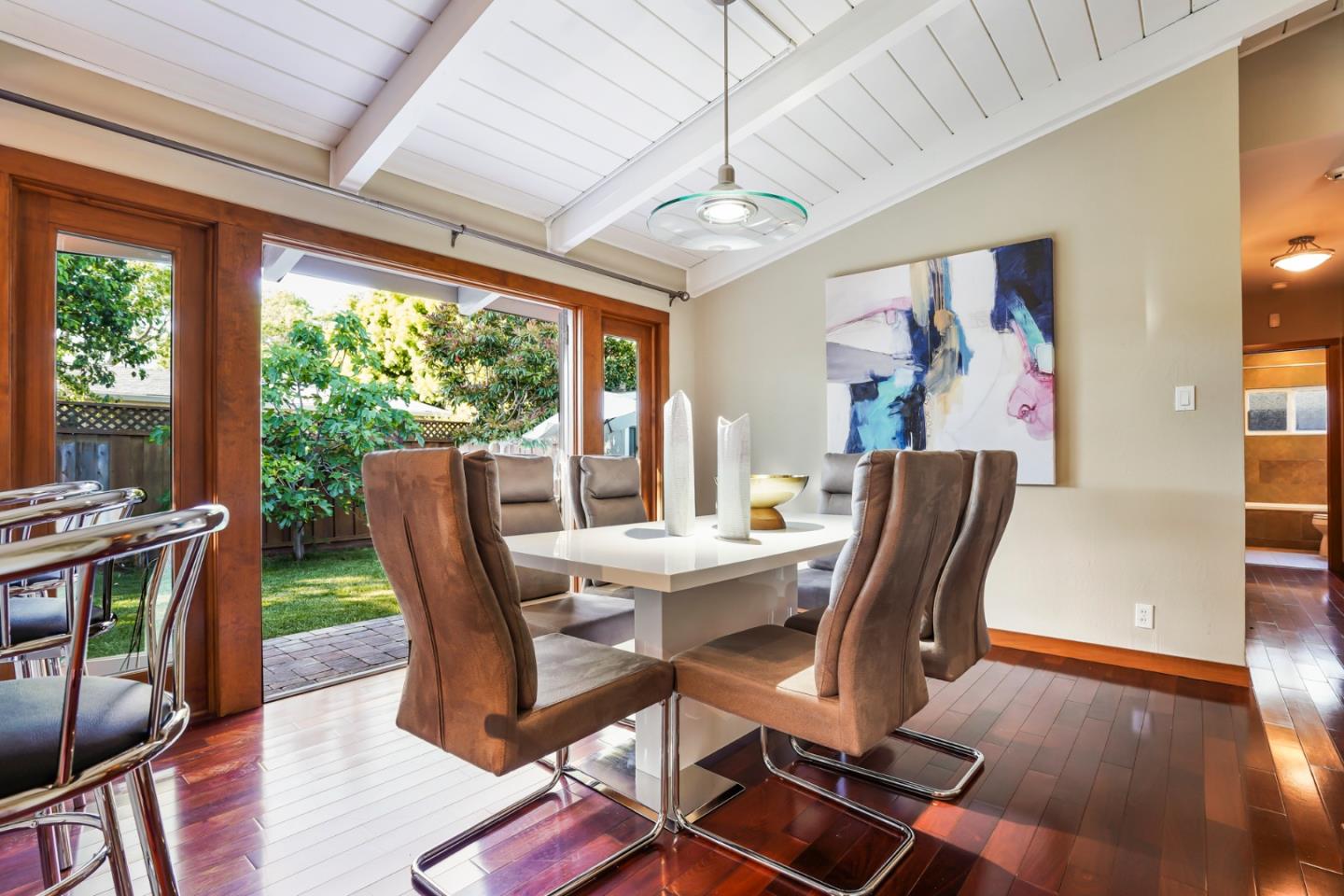 2417 Johnson Place Santa Clara, CA 95050 - Photo 13 of 30 a view of a dining room with furniture window and wooden floor