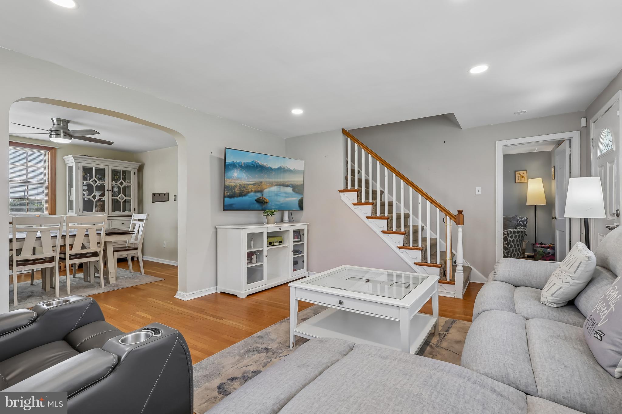 311 Hampton Road Hatboro, PA 19040 - Photo 26 of 53 Living Room and stairs up