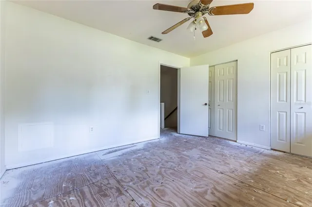 a view of an empty room