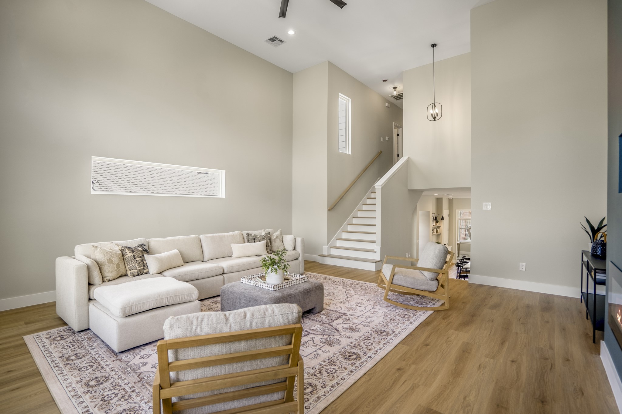 4101 East Rogers Street Houston, TX 77022 - Photo 23 of 42 a living room with furniture and wooden floor