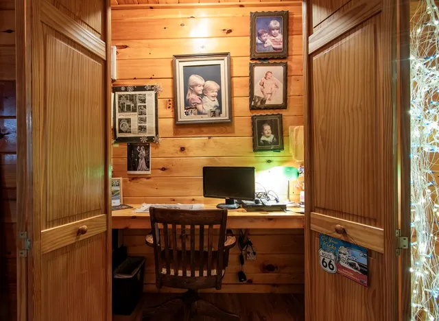 a view of balcony door and outdoor seating space