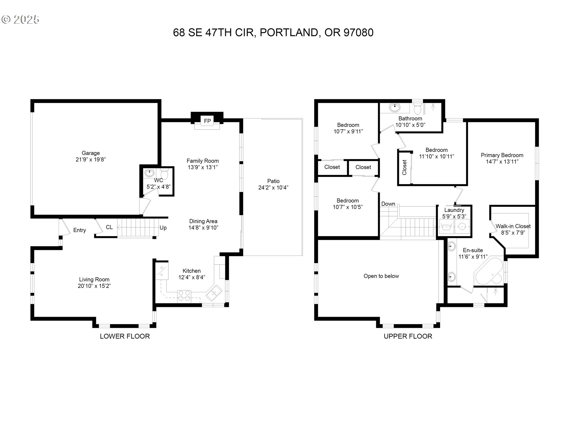68 Southeast 47th Circle Gresham, OR 97080 - Photo 30 of 30 a picture of a floor plan