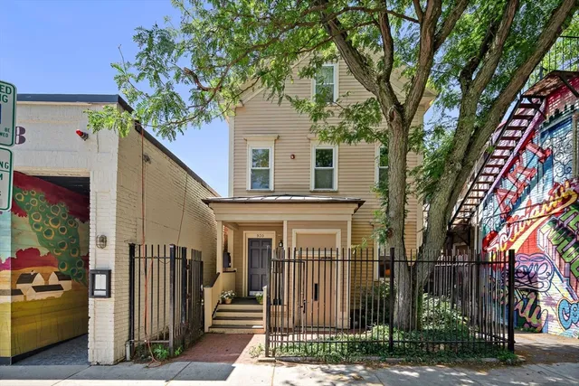 a sign on the side of a building