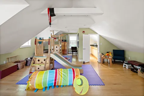 a very nice looking room with furniture