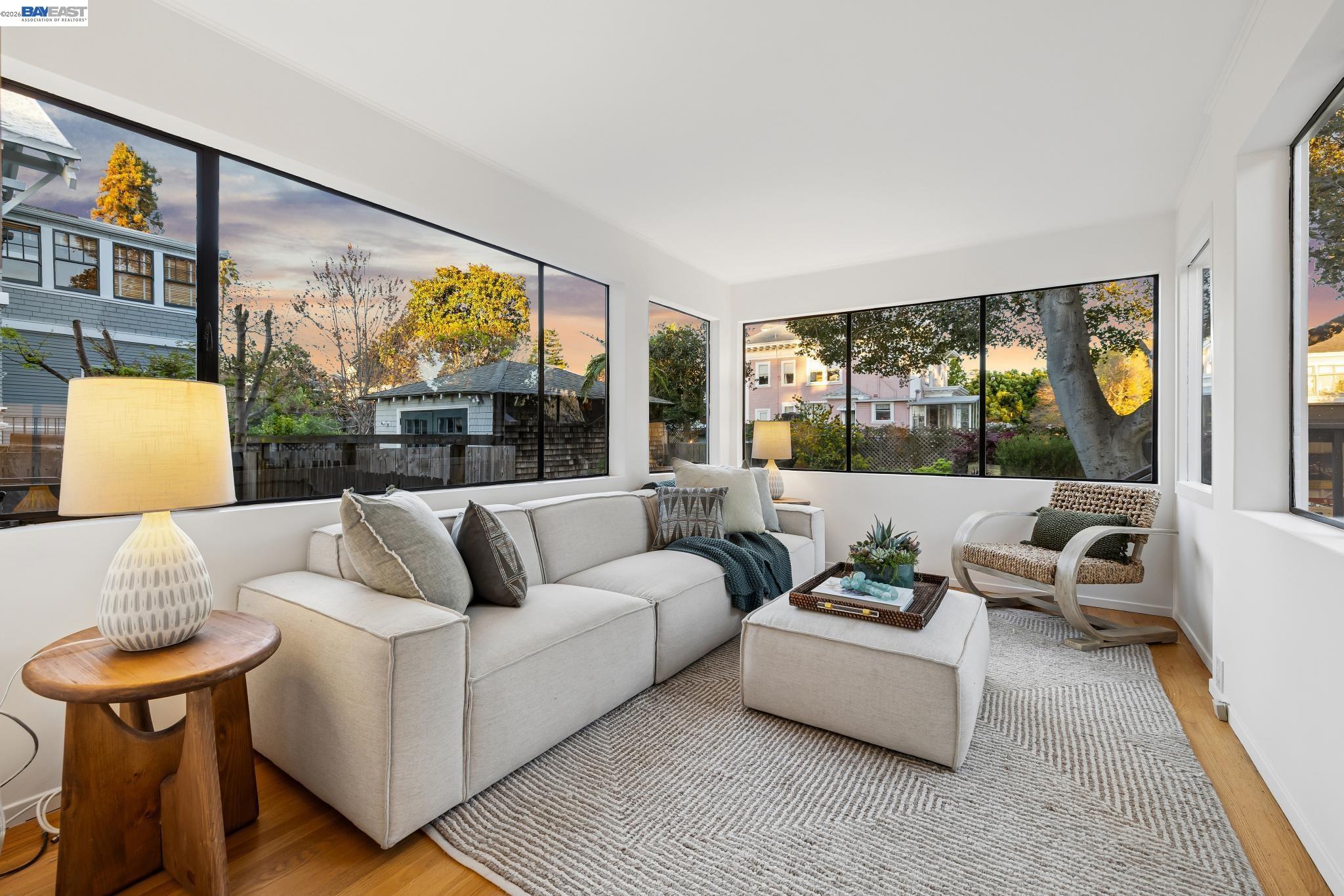 1122 Bay Street Alameda, CA 94501 - Photo 32 of 60 a living room with furniture and a large window